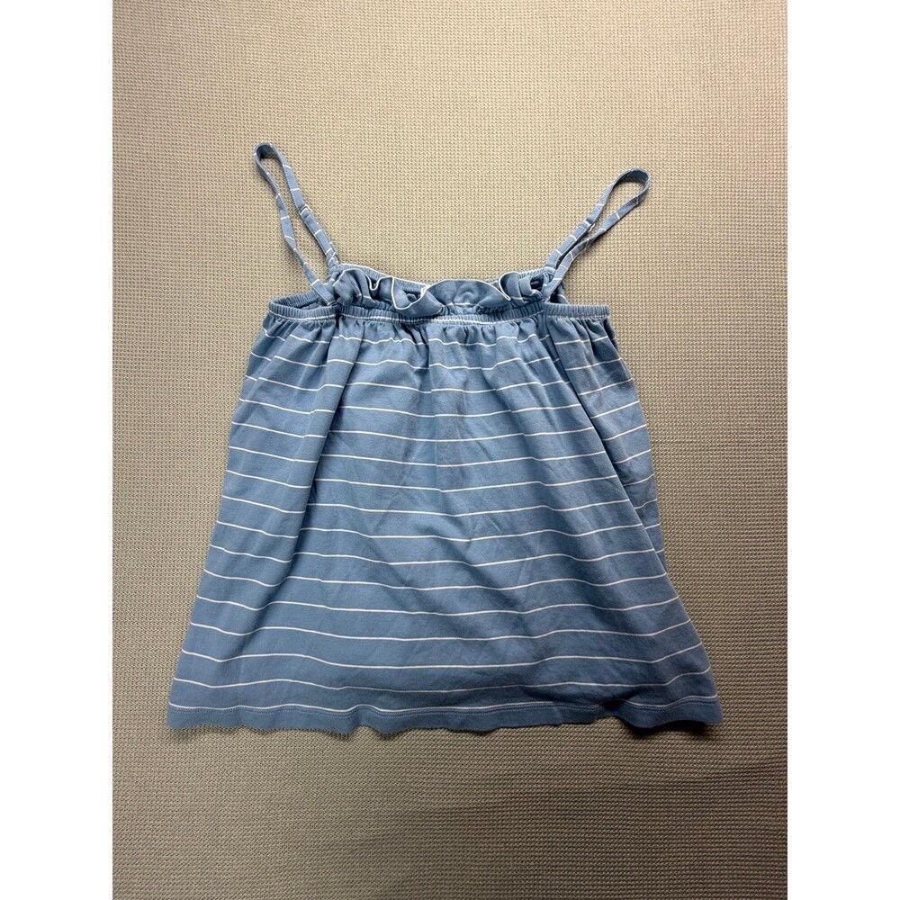 Lake Pajama Ruffle Tank 100% Pima Cotton